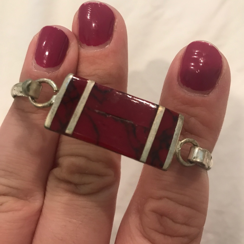 Red stone bracelet